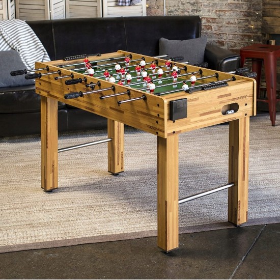 Futbolo mėgėjams MS futbolo stalas 121 x 101 x 80 cm