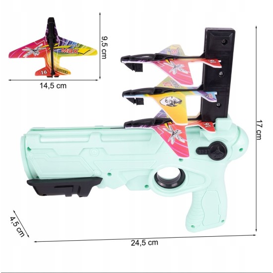 Žaislinis šautuvas su 4 lėktuvais "Air Battle" 2