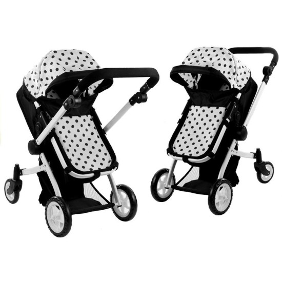 Lėlių vežimėlis su priedais Alice 2in1