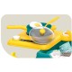 Žaislinė virtuvės kriauklė su priedais ir bėgančiu vandeniu, 31 elementas, mėlyna