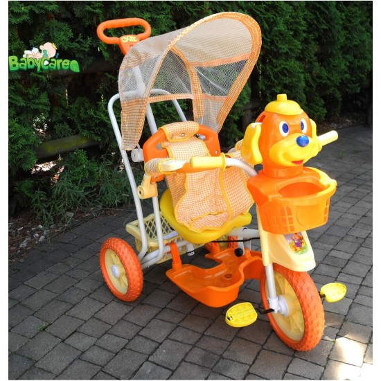 Vaikiškas triratukas oranžinis