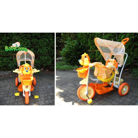 Vaikiškas triratukas oranžinis