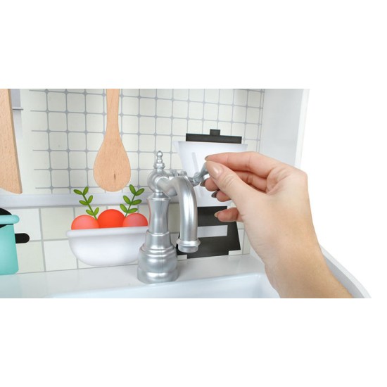 Daugiafunkcinė moderni medinė virtuvėlė Play Kitchen