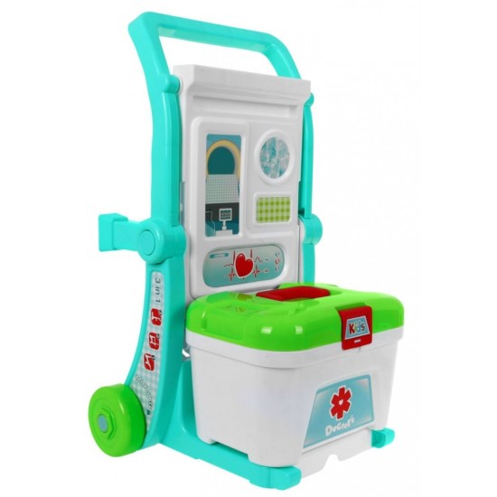 Gydytojo rinkinys su vežimėliu 3in1 "Little doctor"