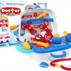 Žaislinis gydytojo rinkinys lagaminėlyje "Little doctor"