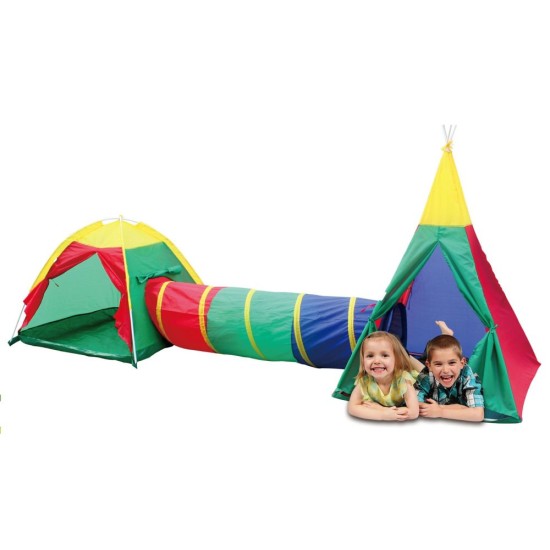 Palapinė-tunelis  392cm. WIGWAM RAINBOW 3*1