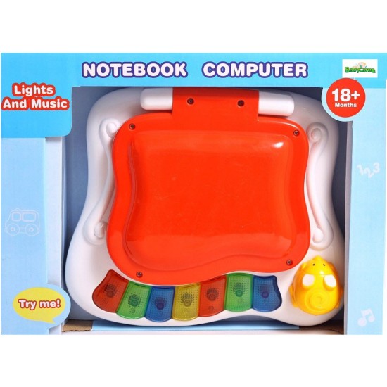 Žaislinis edukacinis vaikiškas kompiuteris-laptopas