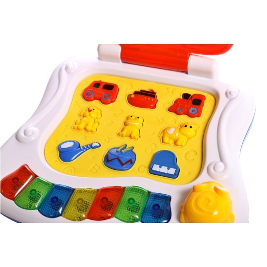 Žaislinis edukacinis vaikiškas kompiuteris-laptopas
