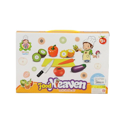 Žaislinės pjaustomos daržovės ir vaisiai Heaven
