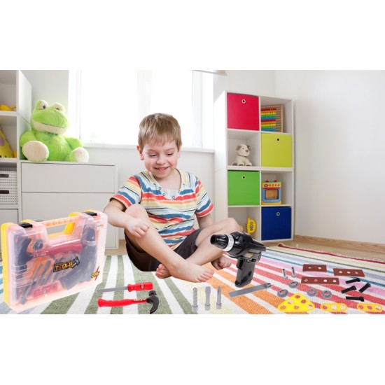 Žaislinis meistro rinkinys lagaminėlyje "TOOLS"