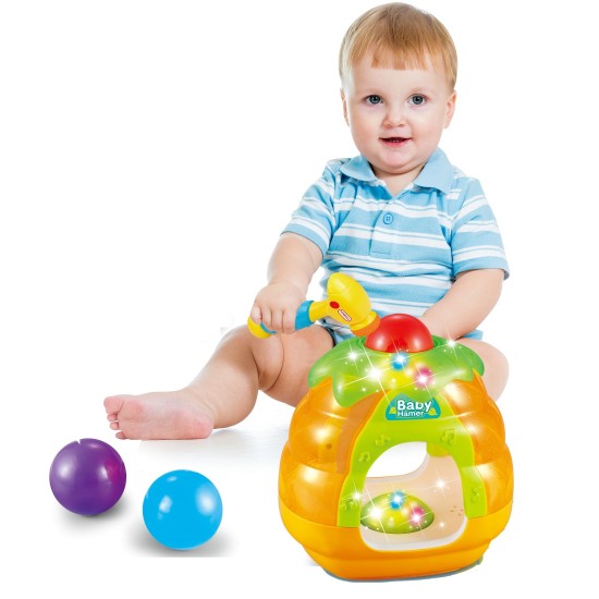 Lavinamasis žaislas su garsais ir šviesa Baby Hamer