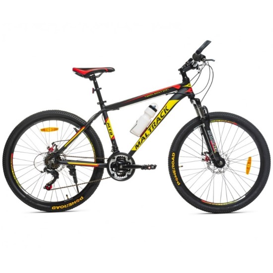 Dviratis MTB MalTrack TEAM ALLOY RED 26" SHIMANO (aliuminis)