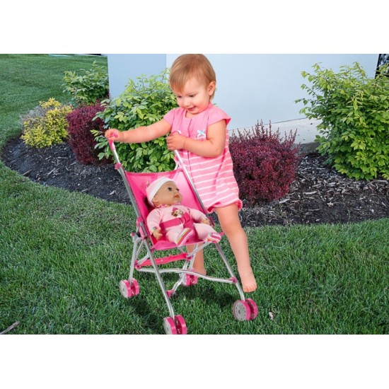 Lėlių vežimėlis-skėtukas PRINCESS 53cm.