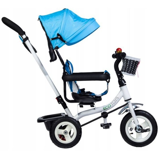 Vaikiškas triratukas Ecotoys Blue/White