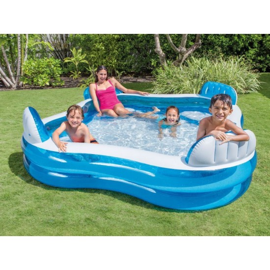 Pripučiamasis baseinas Intex Swim Center Family Lounge, 229 x 229 x 66 cm.