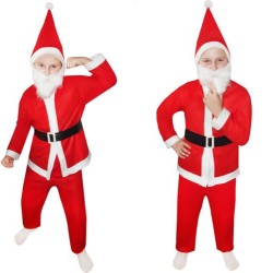 "Kalėdų senelio" kostiumas 5 dalys