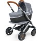 Lėlių vežimėlis su lopšiu Smoby Maxi - Cosi Quinny 3 in 1 Grey