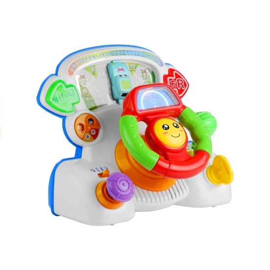 Interaktyvus vairas su muzikėlėmis ir garsais STEERING WHEEL