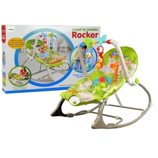 Gultukas -Vibro Kėdutė IBABY 3*1 Green