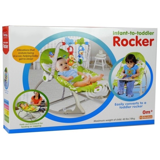 Gultukas -Vibro Kėdutė IBABY 3*1 Green