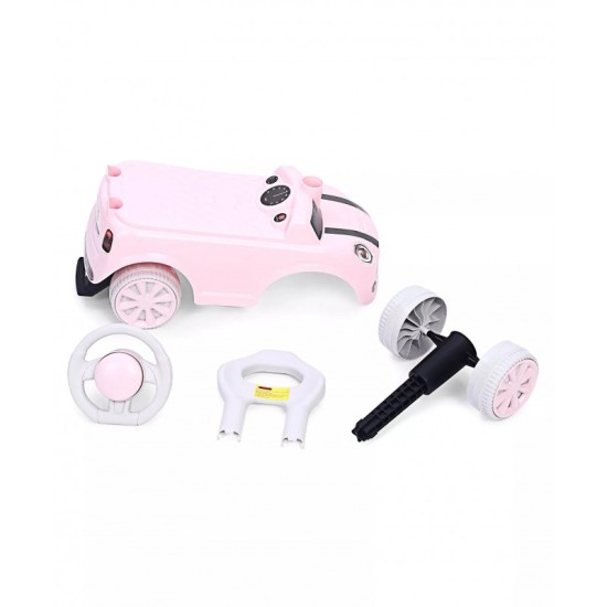 Mašinėlė - stumdukas „MINI COOPER“ Rose