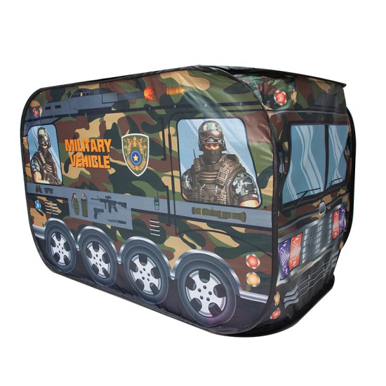 Žaidimų palapinė  MILITARY + 50 spalvotų kamuoliukų 