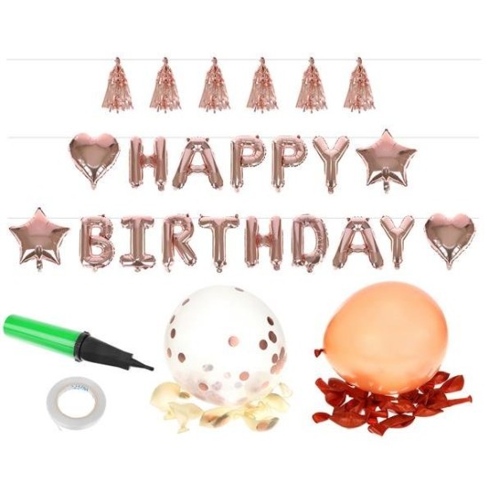Gimtadienio aksesuarų rinkinys "Happy Birthday"