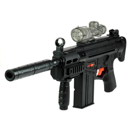 Žaislinis įkraunamas šautuvas su 1500 vnt. vandens kulkų