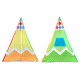 Žaidimų palapinė – lavinimo kilimėlis, tipis WIGWAM 2in1