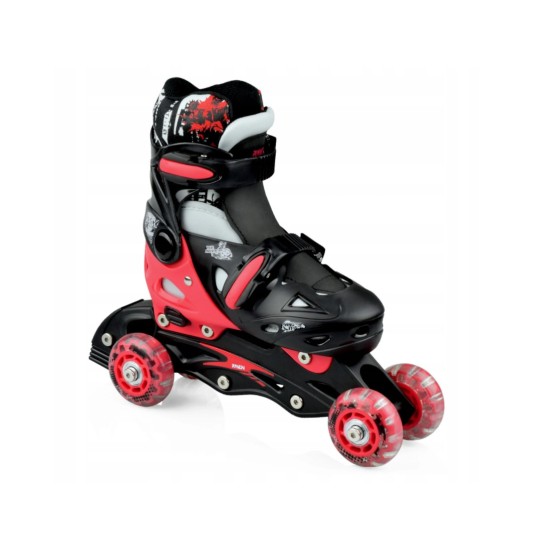Riedučiai 3in1 Raven Singer Black/Red 37-40