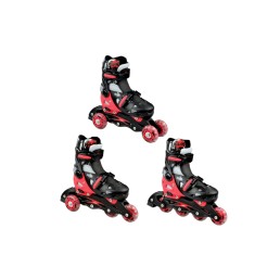 Riedučiai 3in1 Raven Singer Black/Red 37-40