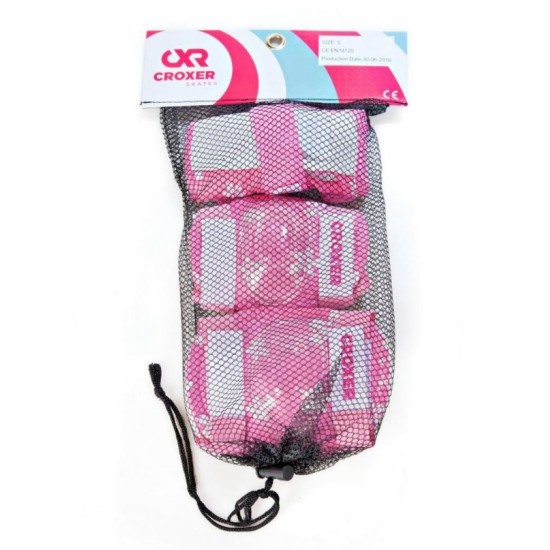 Apsaugų rinkinys Croxer Fibre Pink (PW-308) M