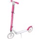 Aliuminis paspirtukas RAVEN DOTS WHITE su dideliais 20 cm. ratais Handbrake