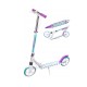 Aliuminis paspirtukas RAVEN PASTELLE PRO su dideliais 20 cm. ratais Handbrake and front suspension
