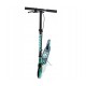 Aliuminis paspirtukas RAVEN STRAIGHT MINT su dideliais 20 cm. ratais Handbrake