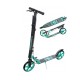 Aliuminis paspirtukas RAVEN STRAIGHT MINT su dideliais 20 cm. ratais Handbrake