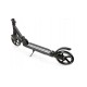 Aliuminis paspirtukas RAVEN STRAIGHT BLACK PRO su dideliais 20 cm. ratais Handbrake and front suspension