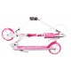 Aliuminis paspirtukas RAVEN LAURA su dideliais 20 cm. ratais Handbrake