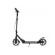 Aliuminis paspirtukas RAVEN STRAIGHT BLACK PRO su dideliais 20 cm. ratais Handbrake and front suspension