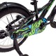 Dviratis 4KIDS Blaze 16" (juoda/mėlyna)