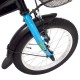Dviratis 4KIDS Blaze 16" (juoda/mėlyna)