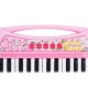 Pianinas sintezatorius su mikrofonu - rožinis