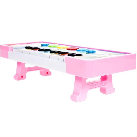 Lavinamasis Muzikinis Pianinas Su Gyvūnais - rožinis