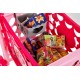 Žaislinis pirkinių vežimėlis su pirkiniais "Supermarket" 3in1 rose