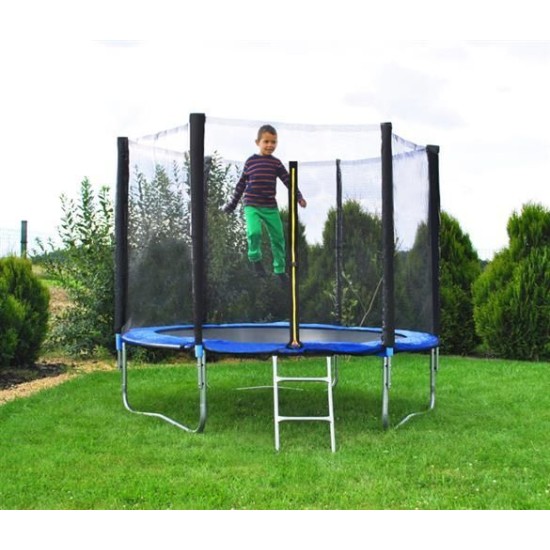Batutas 6" 183 cm skersmens, su apsauginiu tinkleliu ir kopėčiomis