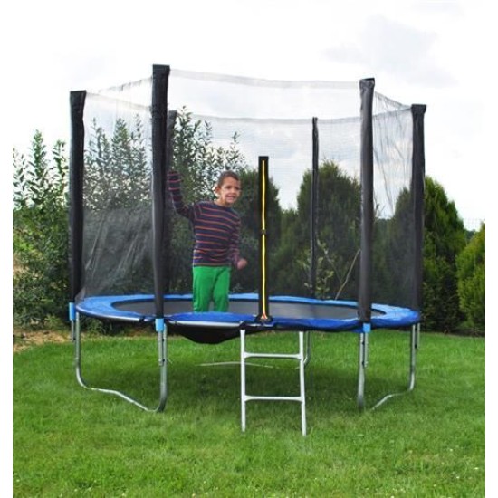 Batutas 6" 183 cm skersmens, su apsauginiu tinkleliu ir kopėčiomis