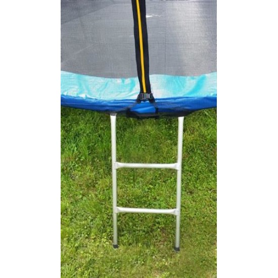 Batutas 12" 366 cm skersmens, su apsauginiu tinkleliu ir kopėčiomis