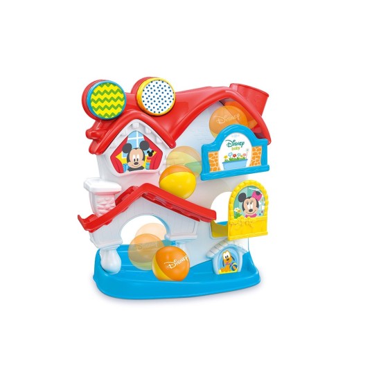 Kamuoliukų trasa Baby Clementoni Disney Mickey House