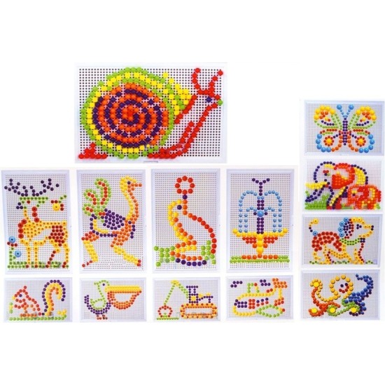 Lavinamoji kūrybinė mozaika PEG ART