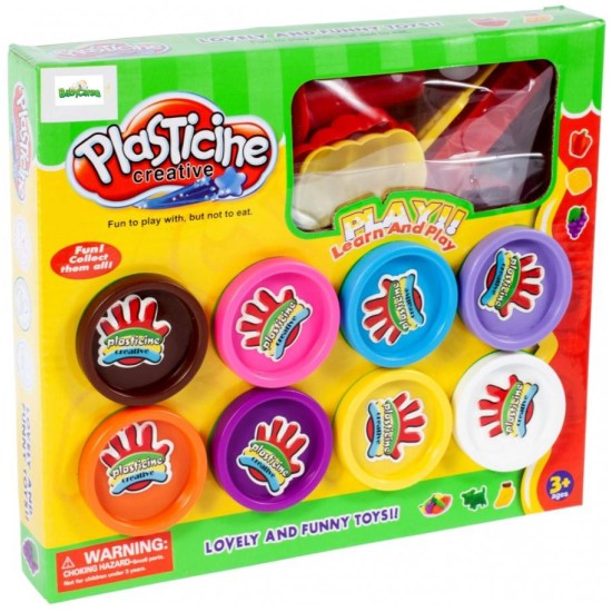 Plastilino rinkinys  8 vnt. su priedais